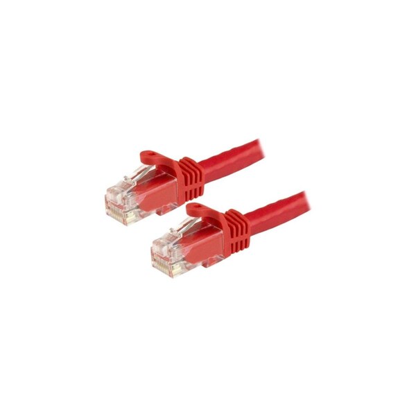 Ezgeneration 8 ft. Cat6 Red Snagless Ethernet UTP Cable EZ329410 - main